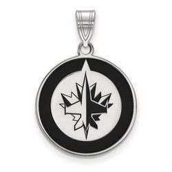 Winnipeg Jets Large Pendant in Sterling Silver 3.05 gr