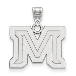 Montana State University Bobcats Medium Pendant in Sterling Silver 2.75 gr