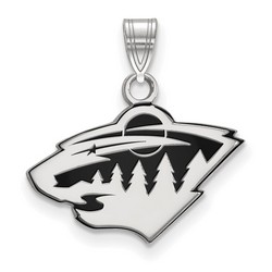 Minnesota Wild Small Pendant in Sterling Silver 2.55 gr