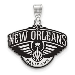 New Orleans Pelicans Large Pendant in Sterling Silver 3.47 gr