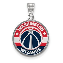 Washington Wizards Large Pendant in Sterling Silver 2.46 gr