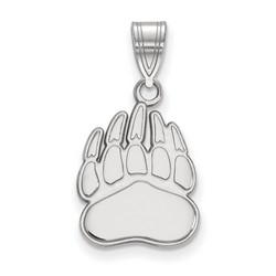 University of Montana Grizzlies Medium Pendant in Sterling Silver 1.85 gr