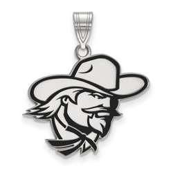 Eastern Kentucky University Colonels Large Pendant in Sterling Silver 2.90 gr