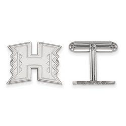 University of Hawaii Rainbow Warriors Cuff Link in Sterling Silver 7.56 gr