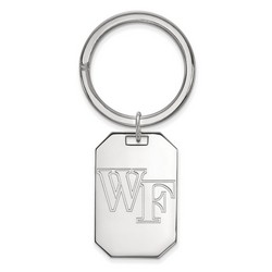 Wake Forest University Demon Deacons Key Chain in Sterling Silver 11.92 gr