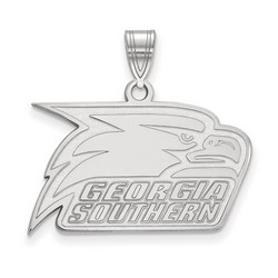 Georgia Southern University Eagles Medium Pendant in Sterling Silver 4.00 gr