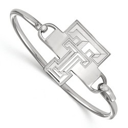Texas Tech University Red Raiders Bangle in Sterling Silver 15.18 gr