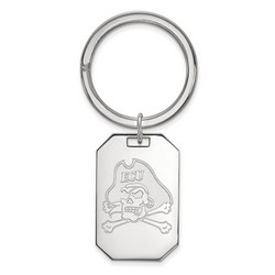 East Carolina University Pirates Key Chain in Sterling Silver 12.03 gr
