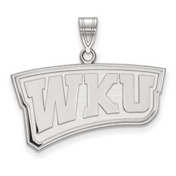 Western Kentucky University Hilltoppers Large Pendant in Sterling Silver 3.79 gr