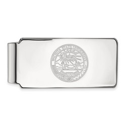 Wichita State University Shockers Money Clip Crest in Sterling Silver 17.08 gr