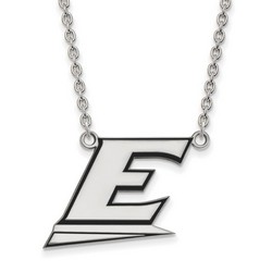 Eastern Kentucky University Colonels Pendant Necklace in Sterling Silver 8.50 gr