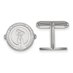 University of Montana Grizzlies Crest Cuff Link in Sterling Silver 7.05 gr