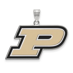 Purdue University Boilermakers Large Pendant in Sterling Silver 4.53 gr