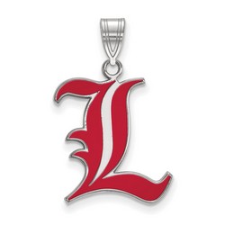 University of Louisville Cardinals Large Pendant in Sterling Silver 1.68 gr
