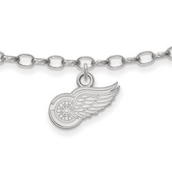 Detroit Red Wings Anklet in Sterling Silver 3.08 gr