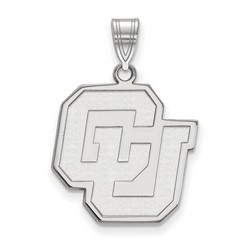 University of Colorado Buffaloes Large Pendant in Sterling Silver 2.80 gr