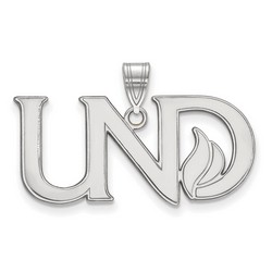 University of North Dakota Fighting Hawks Large Sterling Silver Pendant 3.01 gr
