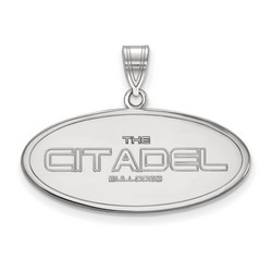 The Citadel Bulldogs Large Pendant in Sterling Silver 4.48 gr