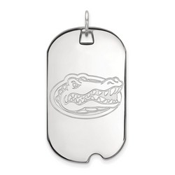 University of Florida Gators Large Dog Tag in Sterling Silver 7.85 gr