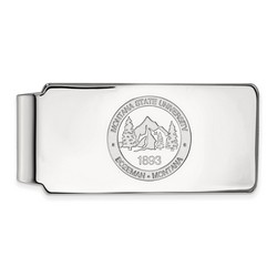 Montana State University Bobcats Money Clip Crest in Sterling Silver 16.88 gr