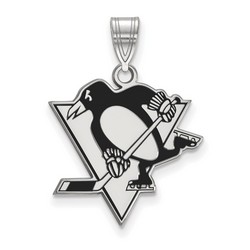 Pittsburgh Penguins Large Pendant in Sterling Silver 2.19 gr