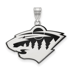 Minnesota Wild Large Pendant in Sterling Silver 3.64 gr