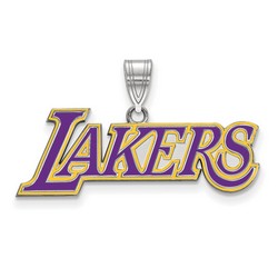 Los Angeles Lakers Large Pendant in Sterling Silver 4.11 gr