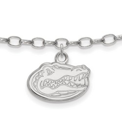 University of Florida Gators Anklet in Sterling Silver 3.64 gr