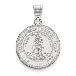 Stanford University Cardinal Large Crest in Sterling Silver 3.37 gr