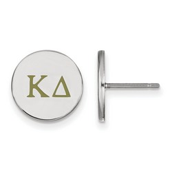 Kappa Delta Sorority Enameled Post Earrings in Sterling Silver 2.04 gr