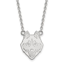 University of Connecticut Huskies Large Sterling Silver Pendant Necklace 5.23 gr
