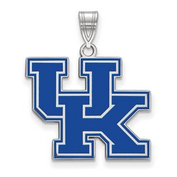 University of Kentucky Wildcats Large Pendant in Sterling Silver 3.41 gr