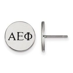 Alpha Epsilon Phi Sorority Enameled Post Earrings in Sterling Silver 2.04 gr