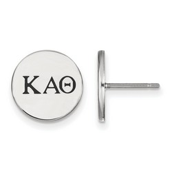 Kappa Alpha Theta Sorority Enameled Post Earrings in Sterling Silver 2.04 gr