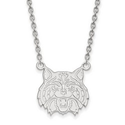 University of Arizona Wildcats Large Pendant Necklace in Sterling Silver 6.10 gr