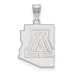 University of Arizona Wildcats Large Pendant in Sterling Silver 2.57 gr