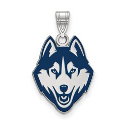 University of Connecticut Huskies Large Pendant in Sterling Silver 1.99 gr