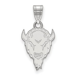 Marshall University Thundering Herd Medium Pendant in Sterling Silver 1.49 gr