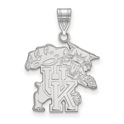 University of Kentucky Wildcats Large Pendant in Sterling Silver 2.63 gr