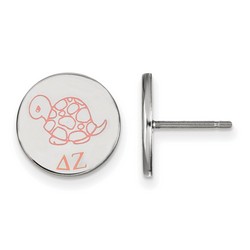 Delta Zeta Sorority Enameled Post Earrings in Sterling Silver 2.09 gr