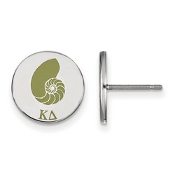 Kappa Delta Sorority Enameled Post Earrings in Sterling Silver 2.09 gr