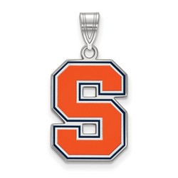 Syracuse University Orange Large Pendant in Sterling Silver 2.36 gr