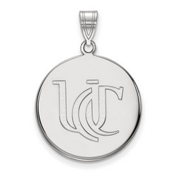 University of Cincinnati Bearcats Large Pendant in Sterling Silver 4.28 gr