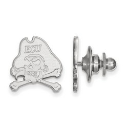 East Carolina University Pirates Lapel Pin in Sterling Silver 1.60 gr