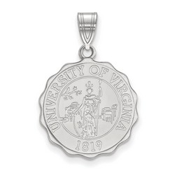 University of Virginia Cavaliers Large Crest in Sterling Silver 3.01 gr