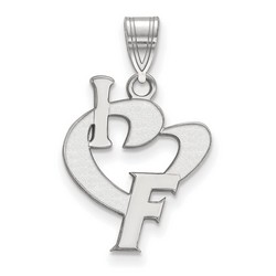 I Love University of Florida Gators Large Sterling Silver Logo Pendant 1.23 gr