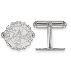 University of Virginia Cavaliers Crest Cuff Link in Sterling Silver 6.87 gr