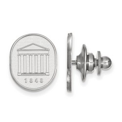 University of Mississippi Rebels Crest Lapel Pin in Sterling Silver 6.33 gr