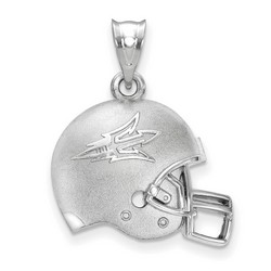 Arizona State University Sun Devils 3D Football helmet Logo in Sterling Silver