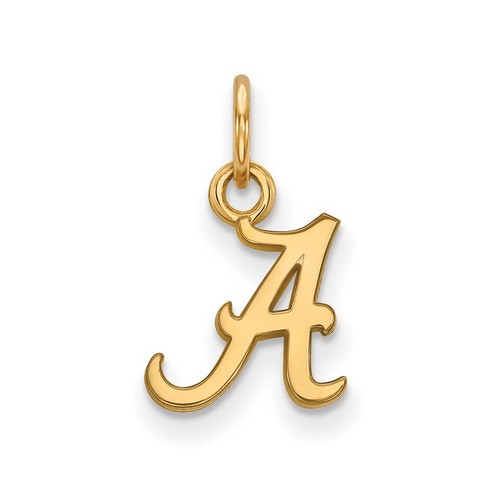 University of Alabama Crimson Tide XS Pendant in 14k Yellow Gold 0.43 gr